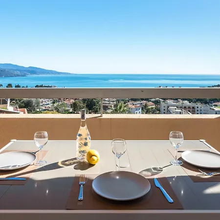 Triangle D'or, Magnifique 2p, Vue Mer, Piscine, Parking, Proche Monaco