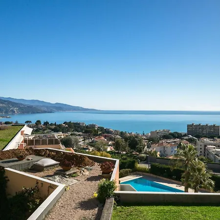 Triangle D'or, Magnifique 2p, Vue Mer, Piscine, Parking, Proche Monaco Apartment Roquebrune-Cap-Martin